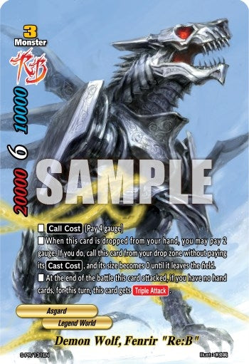 Image for Demon Wolf, Fenrir "Re:B" (Promo Cards) (S-PR/131EN) - Future Card BuddyFight