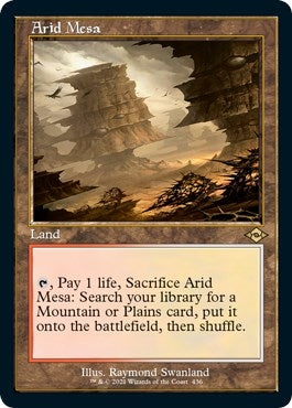 Image for Arid Mesa (Retro Frame) (Foil Etched) (Modern Horizons 2) (436) - Magic: The Gathering