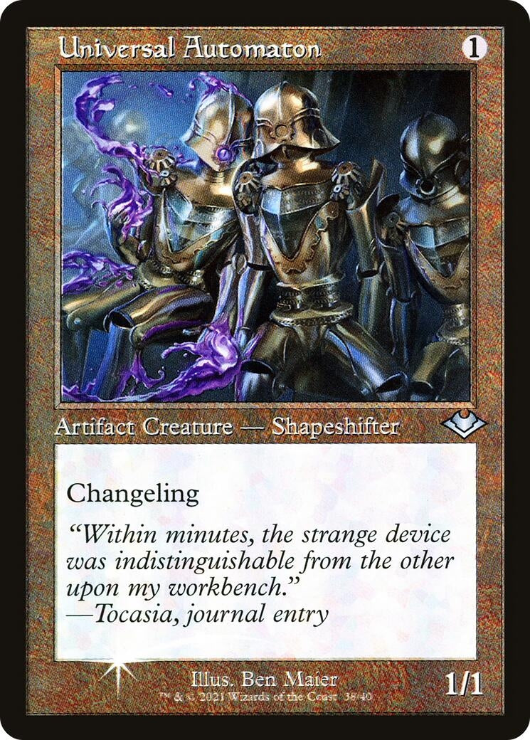 Image for Universal Automaton (Retro Frame) (Foil Etched) (Modern Horizons) (38) - Magic: The Gathering
