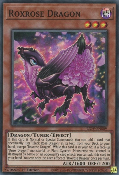 Image for Roxrose Dragon (Lightning Overdrive) (LIOV-EN009) - YuGiOh