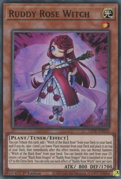 Image for Ruddy Rose Witch (Lightning Overdrive) (LIOV-EN010) - YuGiOh