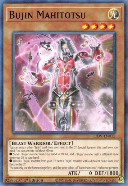 Image for Bujin Mahitotsu (Lightning Overdrive) (LIOV-EN012) - YuGiOh