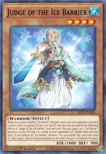 Image for Judge of the Ice Barrier (Lightning Overdrive) (LIOV-EN020) - YuGiOh