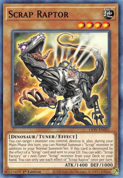 Image for Scrap Raptor (Lightning Overdrive) (LIOV-EN021) - YuGiOh