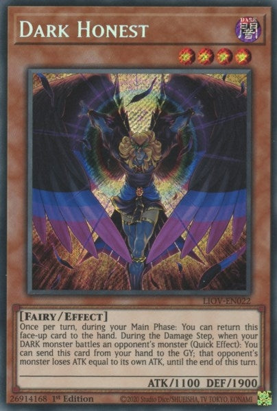 Image for Dark Honest (Lightning Overdrive) (LIOV-EN022) - YuGiOh