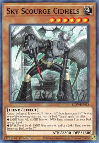 Image for Sky Scourge Cidhels (Lightning Overdrive) (LIOV-EN025) - YuGiOh