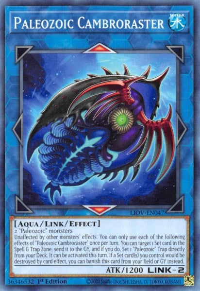 Image for Paleozoic Cambroraster (Lightning Overdrive) (LIOV-EN047) - YuGiOh