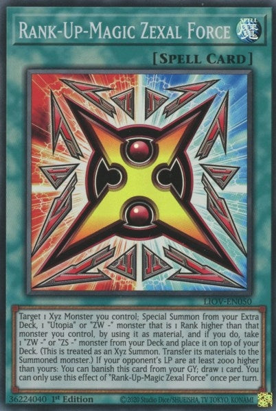 Image for Rank-Up-Magic Zexal Force (Lightning Overdrive) (LIOV-EN050) - YuGiOh