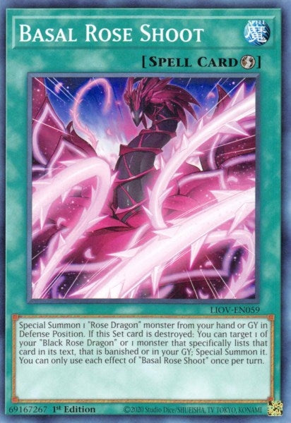 Image for Basal Rose Shoot (Lightning Overdrive) (LIOV-EN059) - YuGiOh