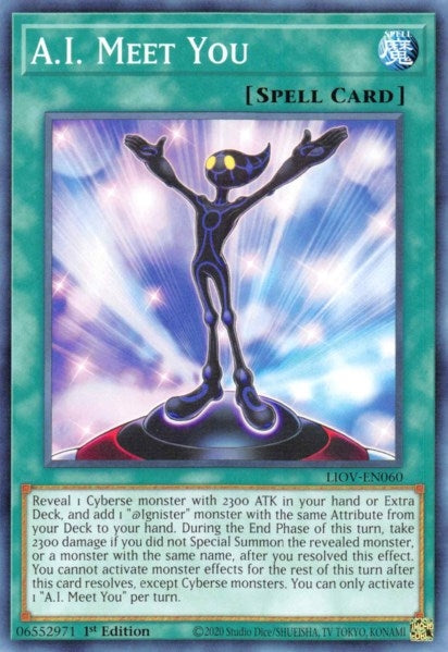 Image for A.I. Meet You (Lightning Overdrive) (LIOV-EN060) - YuGiOh