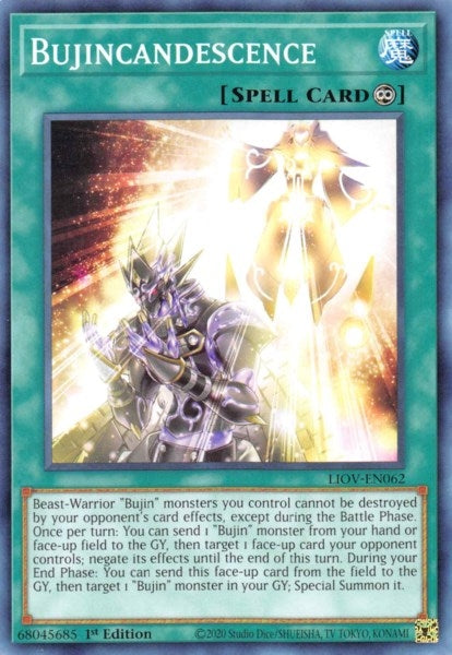 Image for Bujincandescence (Lightning Overdrive) (LIOV-EN062) - YuGiOh