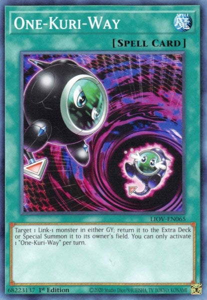Image for One-Kuri-Way (Lightning Overdrive) (LIOV-EN065) - YuGiOh