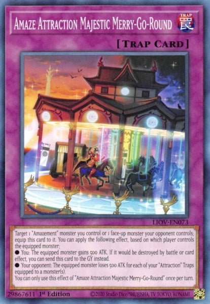Image for Amaze Attraction Majestic Merry-Go-Round (Lightning Overdrive) (LIOV-EN073) - YuGiOh