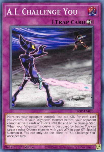 Image for A.I. Challenge You (Lightning Overdrive) (LIOV-EN076) - YuGiOh