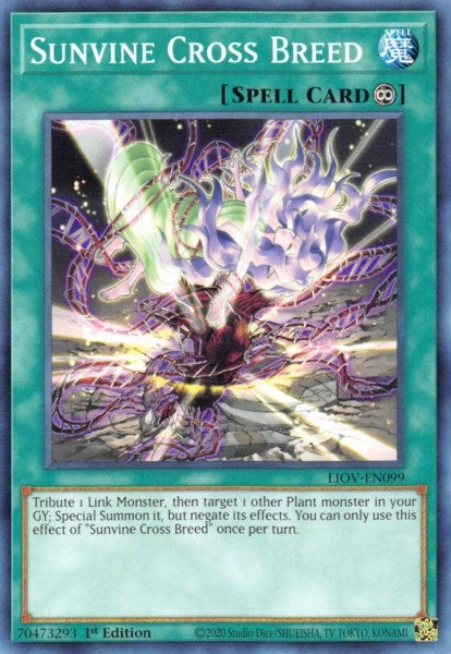 Image for Sunvine Cross Breed (Lightning Overdrive) (LIOV-EN099) - YuGiOh