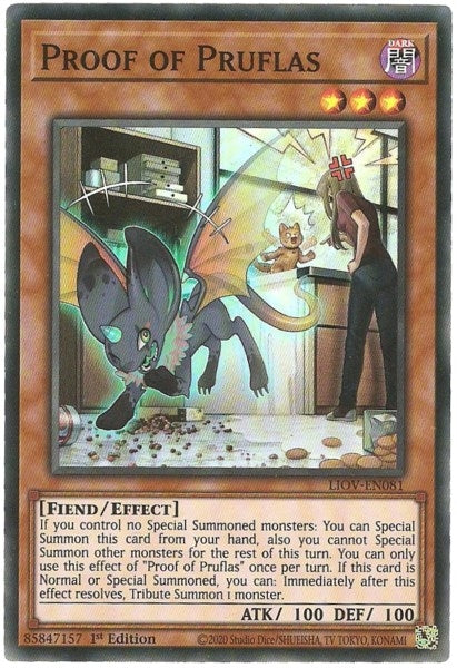 Image for Proof of Pruflas (Lightning Overdrive) (LIOV-EN081) - YuGiOh