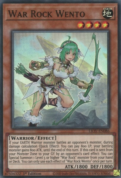 Image for War Rock Wento (Lightning Overdrive) (LIOV-EN086) - YuGiOh