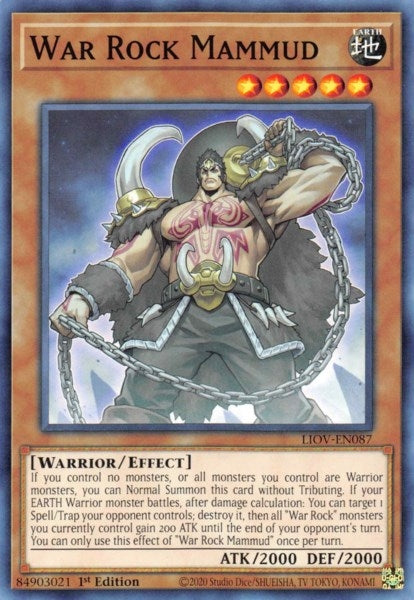 Image for War Rock Mammud (Lightning Overdrive) (LIOV-EN087) - YuGiOh
