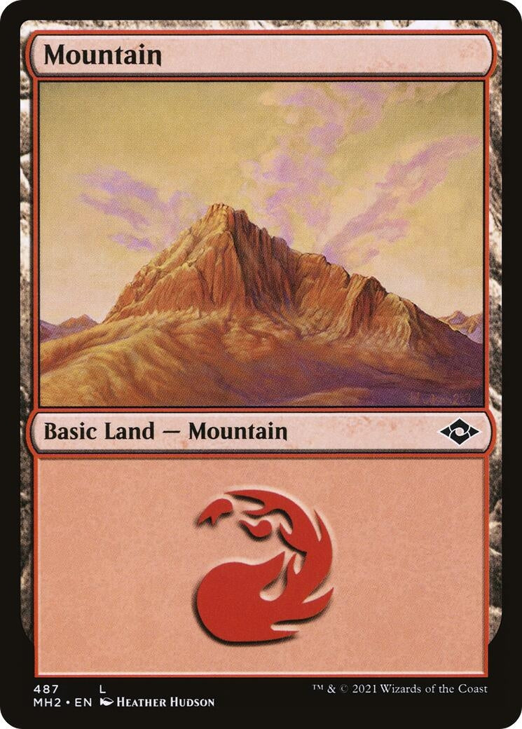 Image for Mountain (487) (Modern Horizons 2) (487) - Magic: The Gathering
