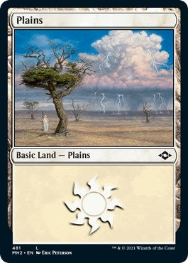 Image for Plains (481) (Foil Etched) (Modern Horizons 2) (481) - Magic: The Gathering