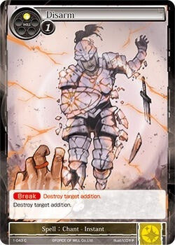 Image for Disarm (The Dawn of Valhalla) (1-043) - Force of Will