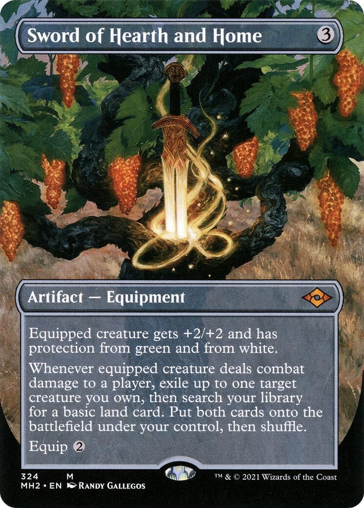 Image for Sword of Hearth and Home (Borderless) (Modern Horizons 2) (324) - Magic: The Gathering