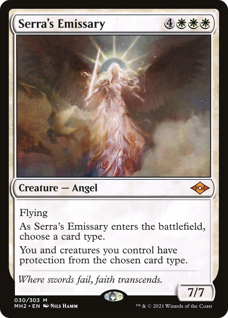 Image for Serra's Emissary (Modern Horizons 2) (30) - Magic: The Gathering