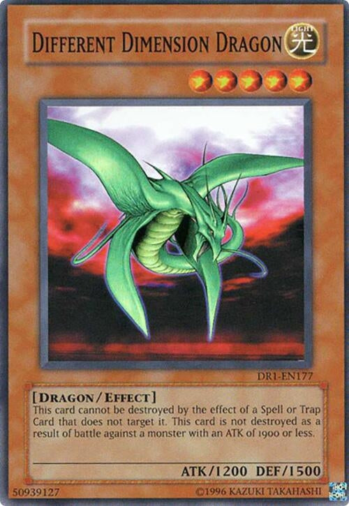 Image for Different Dimension Dragon (Dark Revelation Volume 1) (DR1-EN177) - YuGiOh
