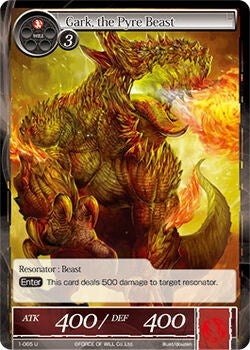 Image for Gark, the Pyre Beast (The Dawn of Valhalla) (1-065) - Force of Will