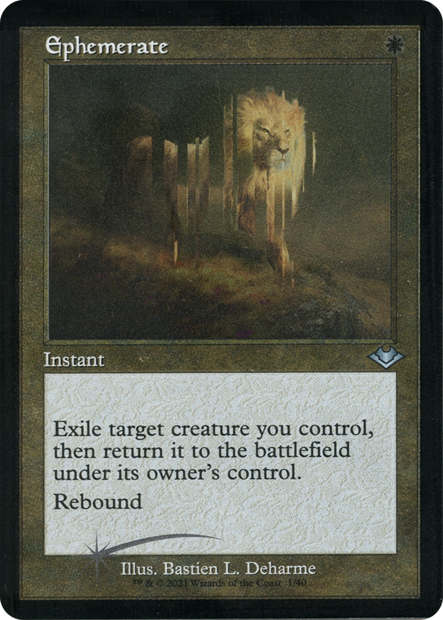 Image for Ephemerate (Retro Frame) (Foil Etched) (Modern Horizons) (1) - Magic: The Gathering