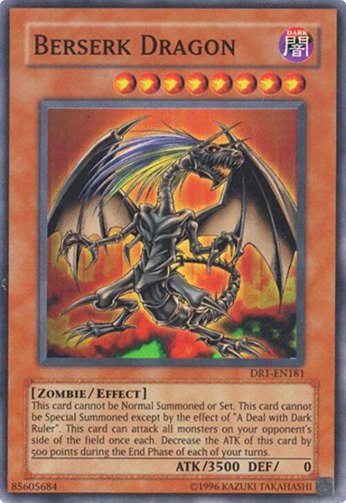 Image for Berserk Dragon (Dark Revelation Volume 1) (DR1-EN181) - YuGiOh