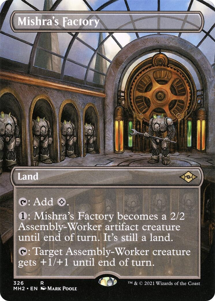 Image for Mishra's Factory (Borderless) (Modern Horizons 2) (326) - Magic: The Gathering