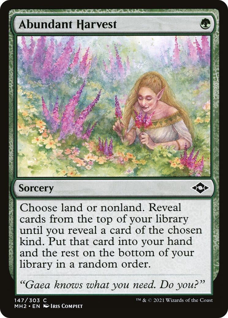 Image for Abundant Harvest (Modern Horizons 2) (147) - Magic: The Gathering