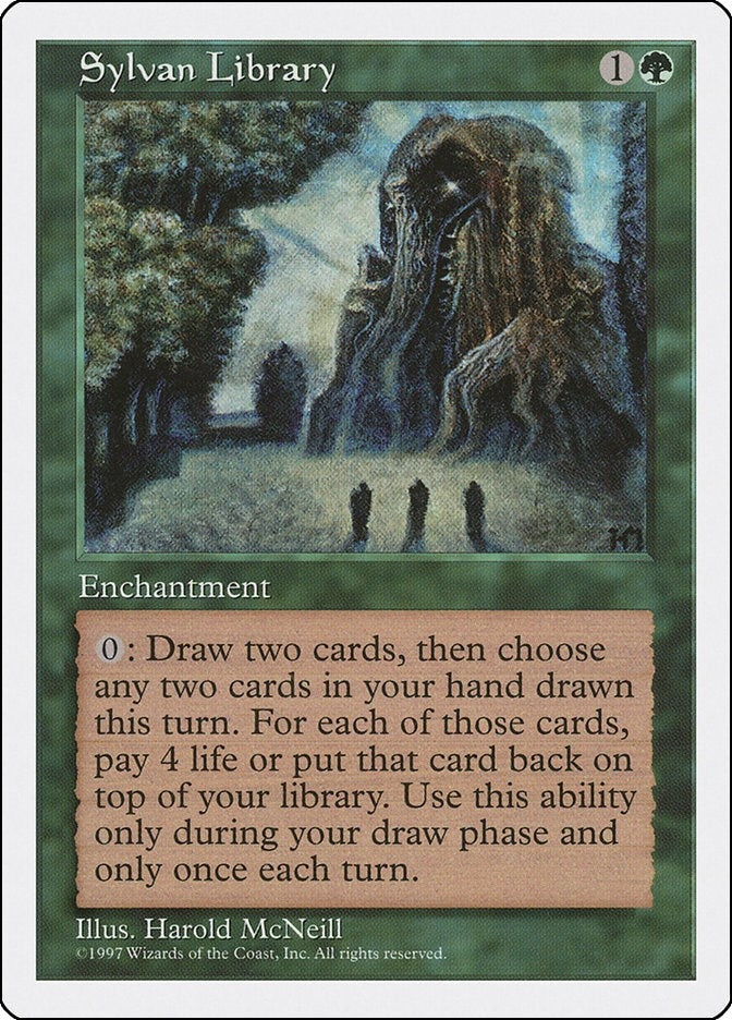 Image for Sylvan Library (Fifth Edition) - Magic: The Gathering
