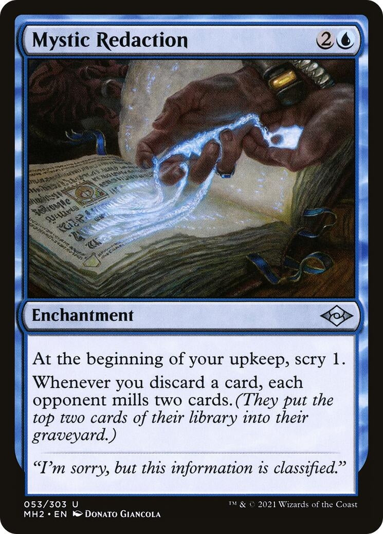 Image for Mystic Redaction (Modern Horizons 2) (53) - Magic: The Gathering