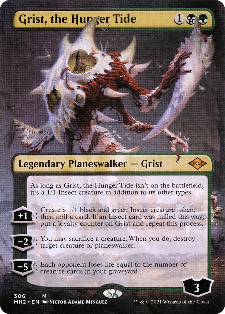 Image for Grist, the Hunger Tide (Borderless) (Modern Horizons 2) (306) - Magic: The Gathering