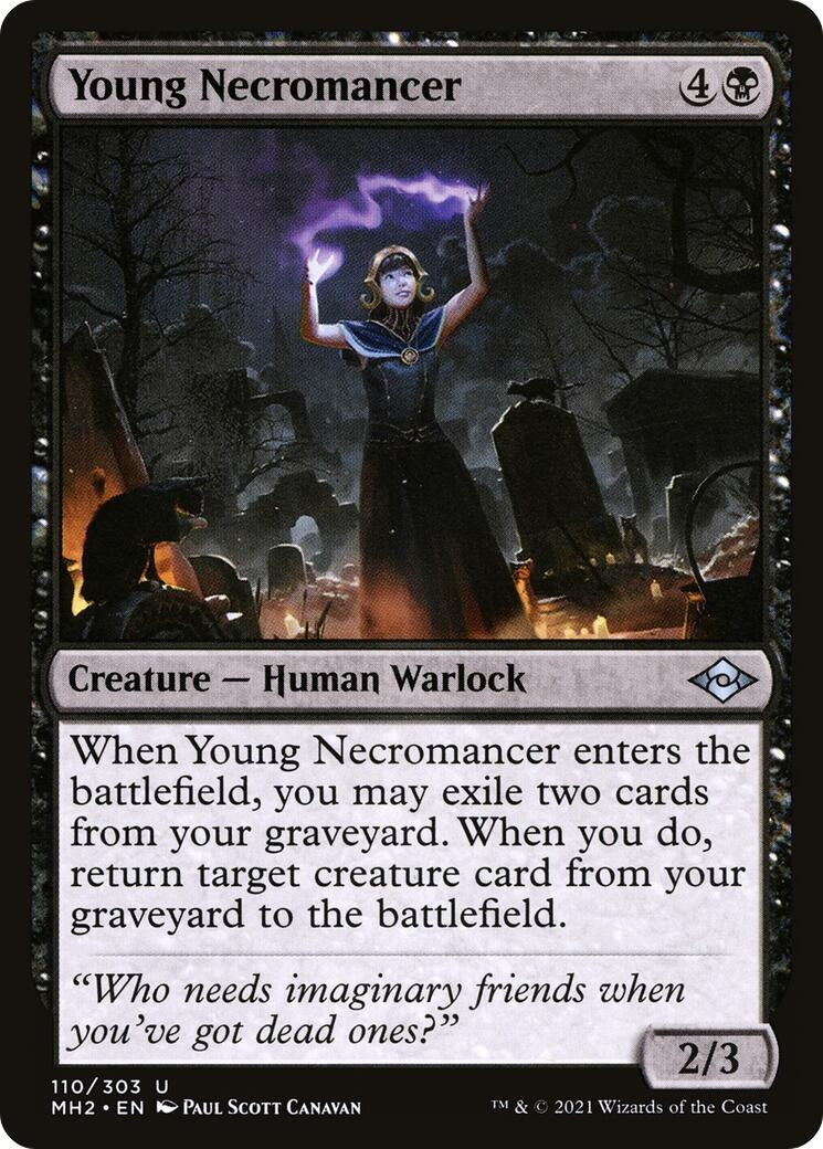 Image for Young Necromancer (Modern Horizons 2) (110) - Magic: The Gathering