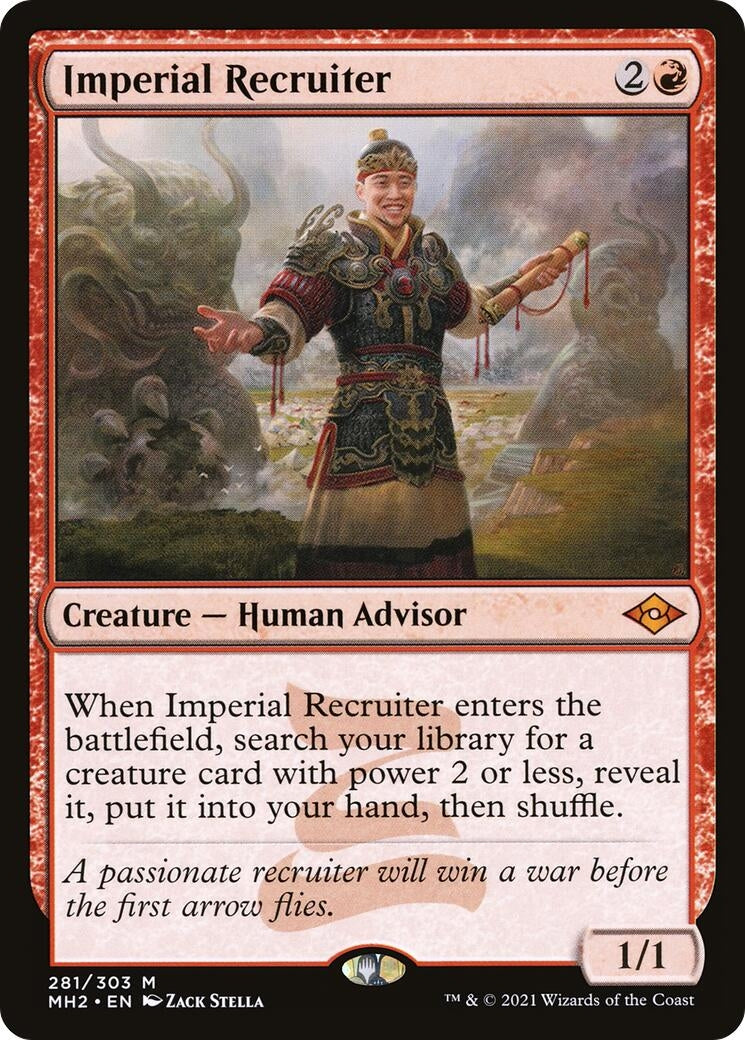 Image for Imperial Recruiter (Modern Horizons 2) (281) - Magic: The Gathering