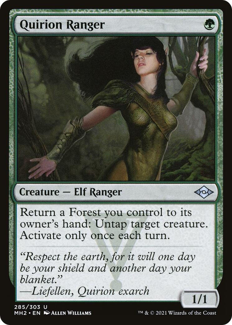 Image for Quirion Ranger (Modern Horizons 2) (285) - Magic: The Gathering