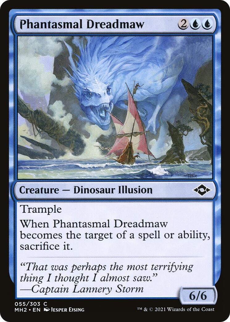 Image for Phantasmal Dreadmaw (Modern Horizons 2) (55) - Magic: The Gathering