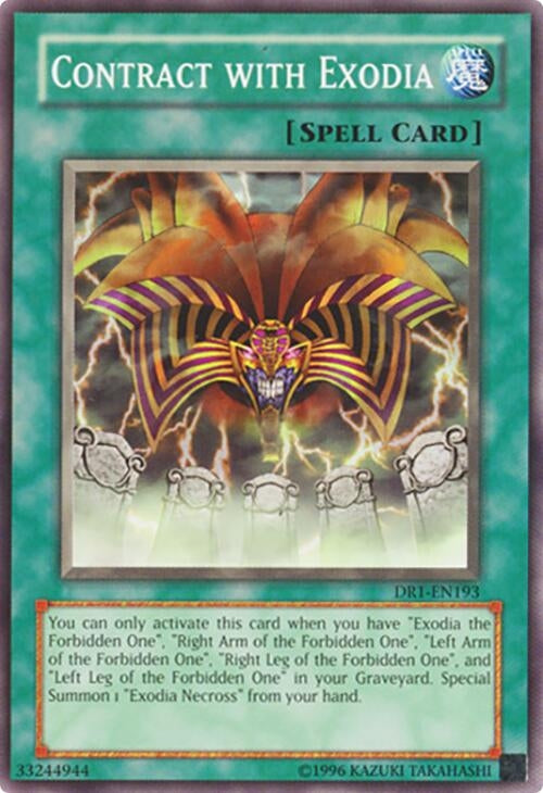 Image for Contract with Exodia (Dark Revelation Volume 1) (DR1-EN193) - YuGiOh