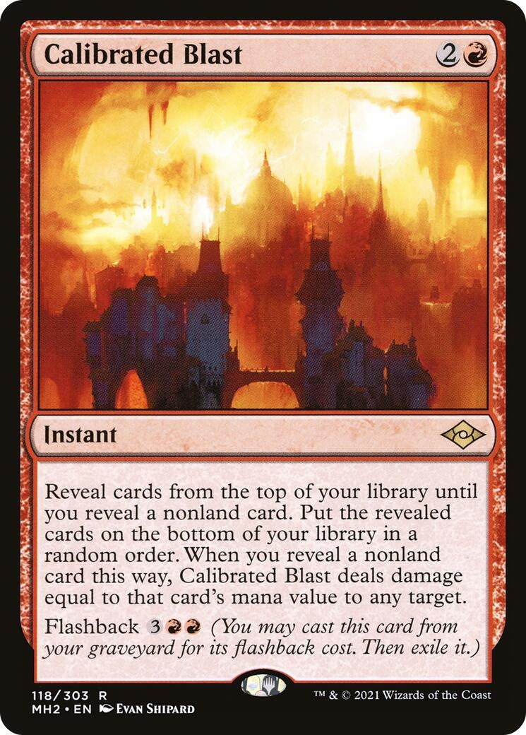 Image for Calibrated Blast (Modern Horizons 2) (118) - Magic: The Gathering