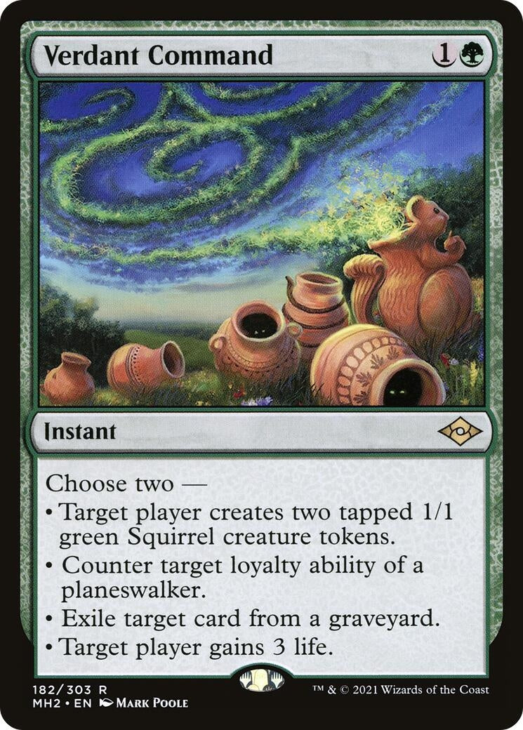 Image for Verdant Command (Modern Horizons 2) (182) - Magic: The Gathering