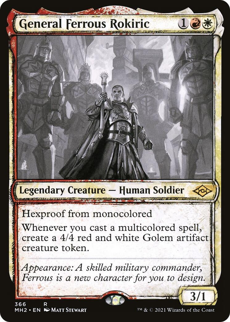 Image for General Ferrous Rokiric (Showcase) (Modern Horizons 2) (366) - Magic: The Gathering
