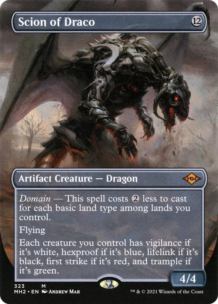Image for Scion of Draco (Borderless) (Modern Horizons 2) (323) - Magic: The Gathering