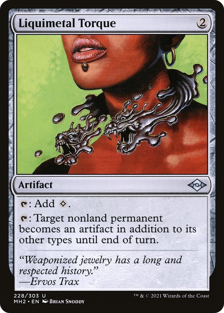 Image for Liquimetal Torque (Modern Horizons 2) (228) - Magic: The Gathering