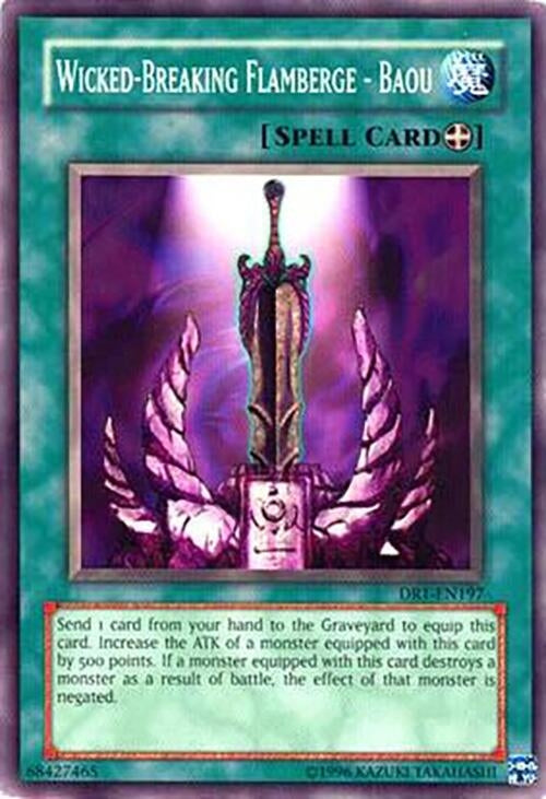 Image for Wicked-Breaking Flamberge - Baou (Dark Revelation Volume 1) (DR1-EN197) - YuGiOh