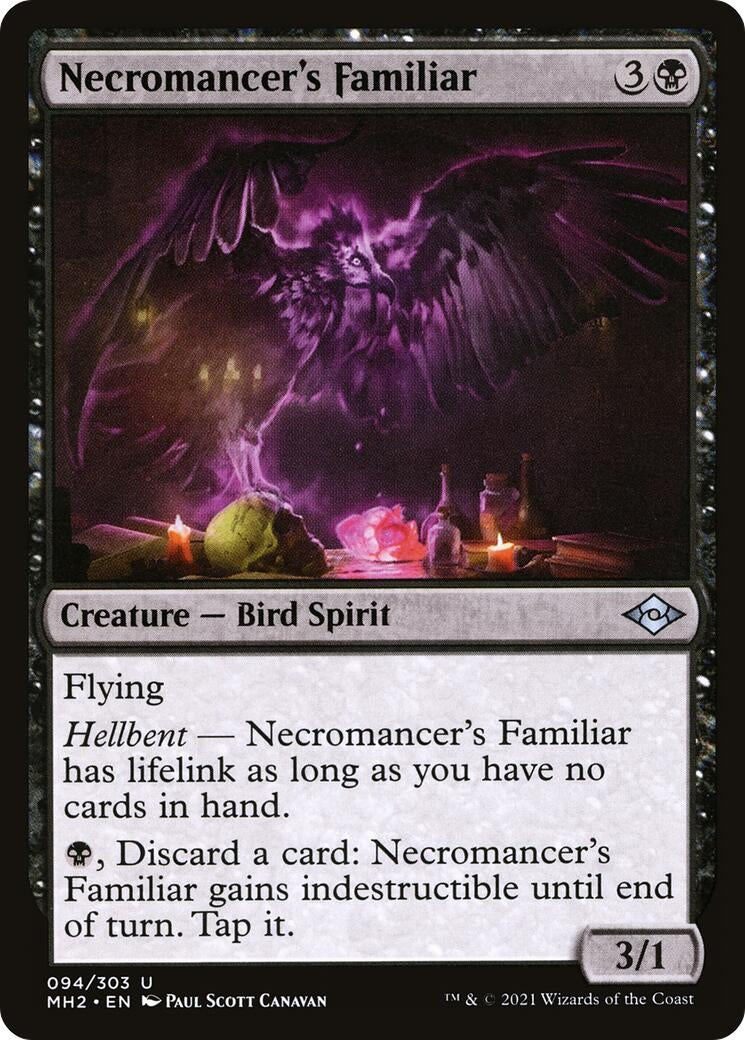 Image for Necromancer's Familiar (Modern Horizons 2) (94) - Magic: The Gathering