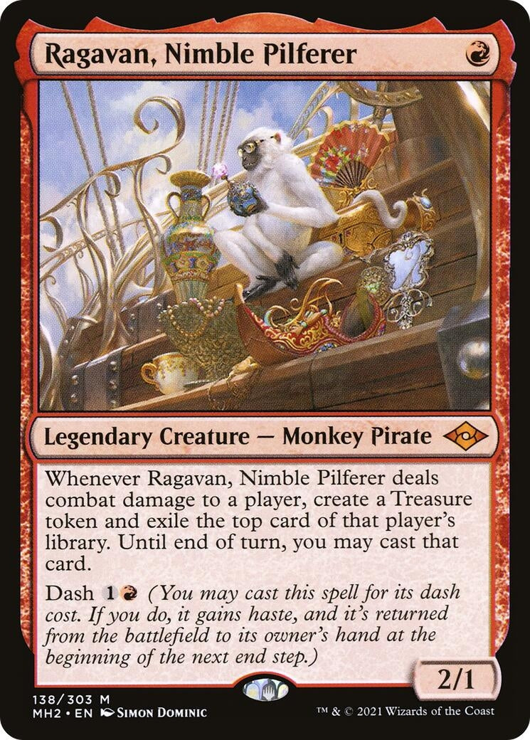 Image for Ragavan, Nimble Pilferer (Modern Horizons 2) (138) - Magic: The Gathering