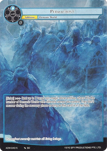 Image for Permafrost (Full Art) (Assault into the Demonic World) (ADW-040) - Force of Will